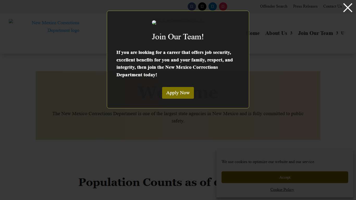 NMCD New Mexico Corrections Department